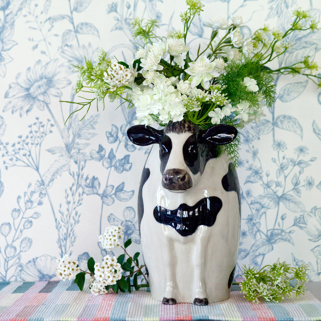 Blómavasi - Friesian cow