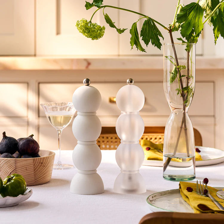 Salt & pipar staukur - bobbin/scandi white