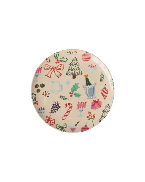 Kökudiskur melamine - Xmas print