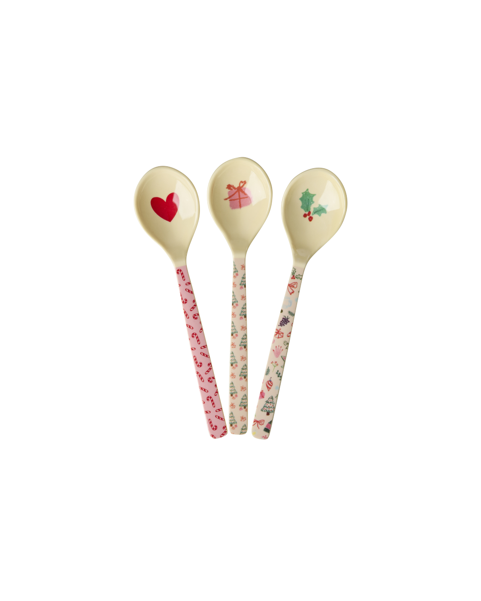 Melamine teskeið - Xmas print