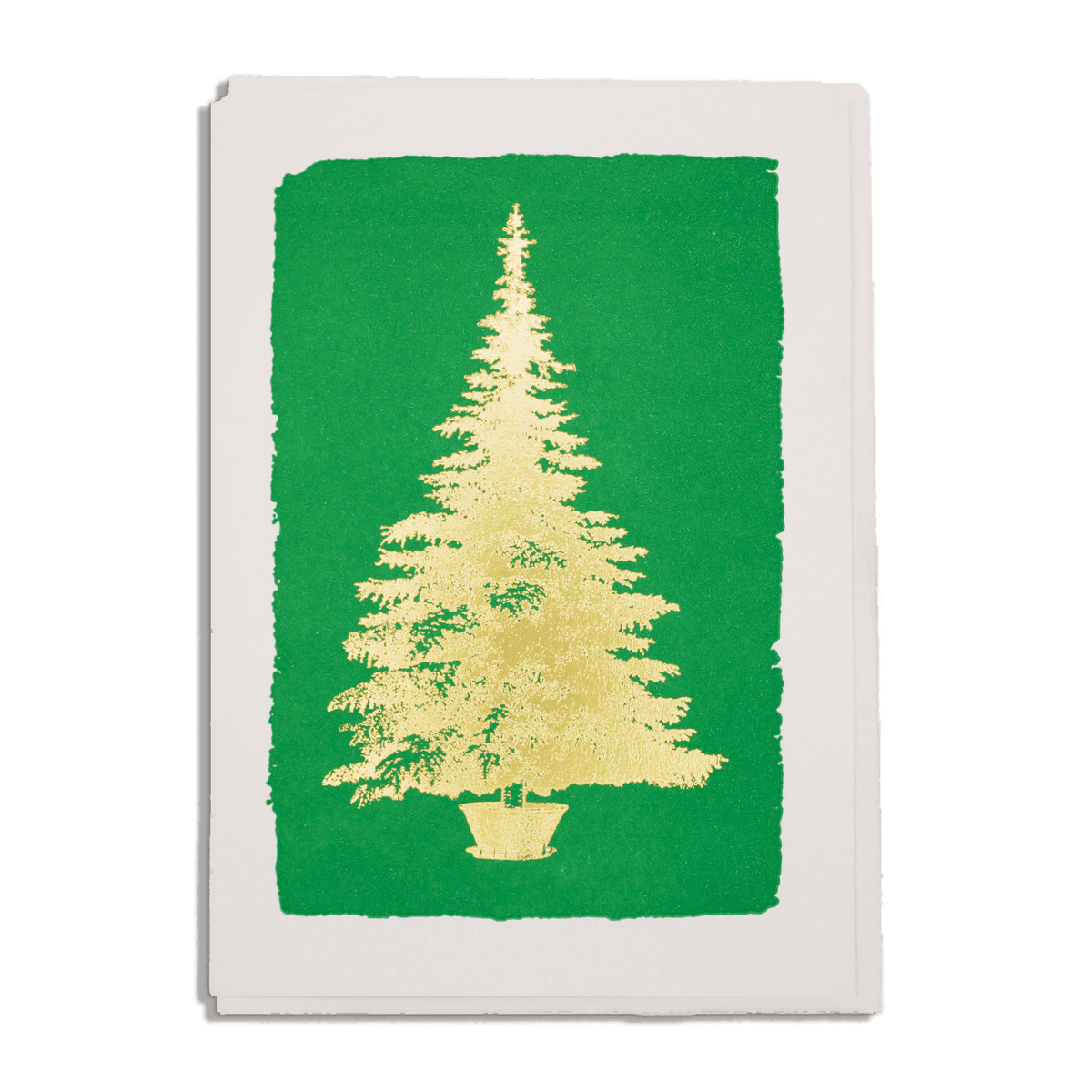 Kort - Gold Christmas Tree