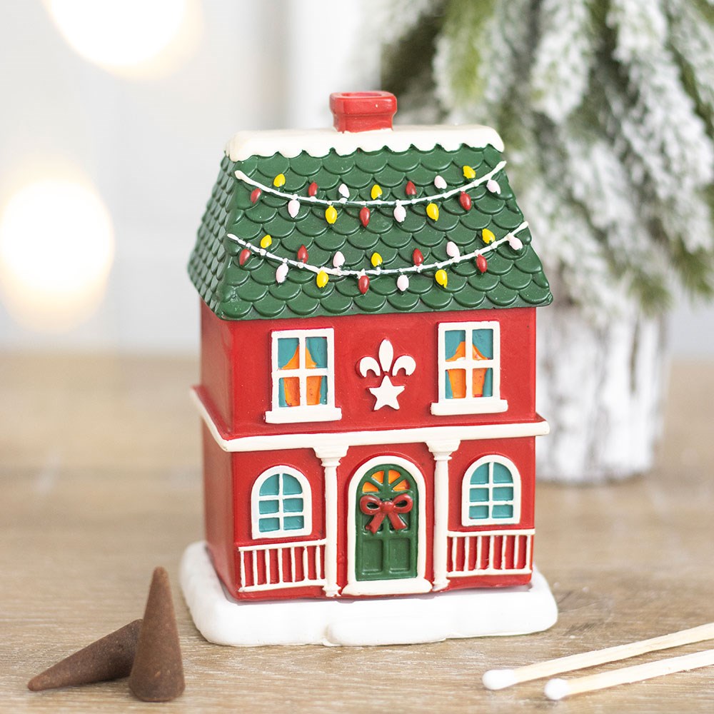 Red Christmas House - fyrir reykelsi
