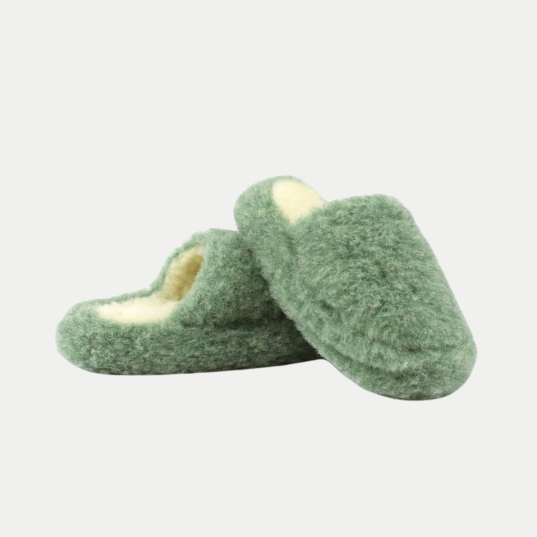 Inniskór opnir - green