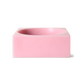 Skál/skúlptúr cube - pink/stór