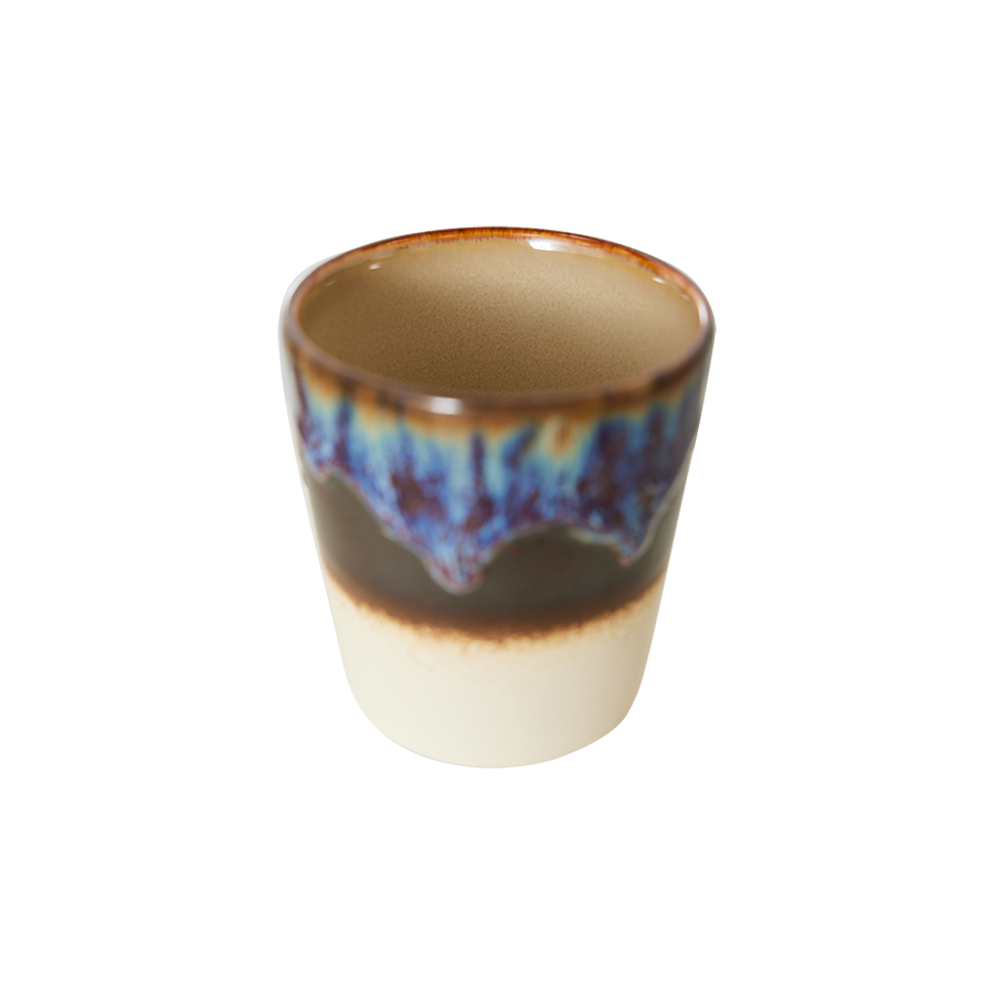 70's keramík bolli - aurora