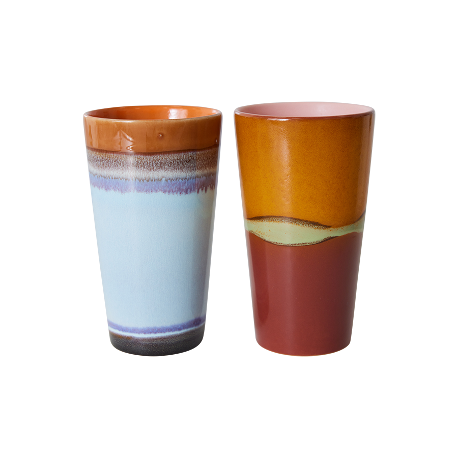 70's bollasett latte clash -  2 stk.