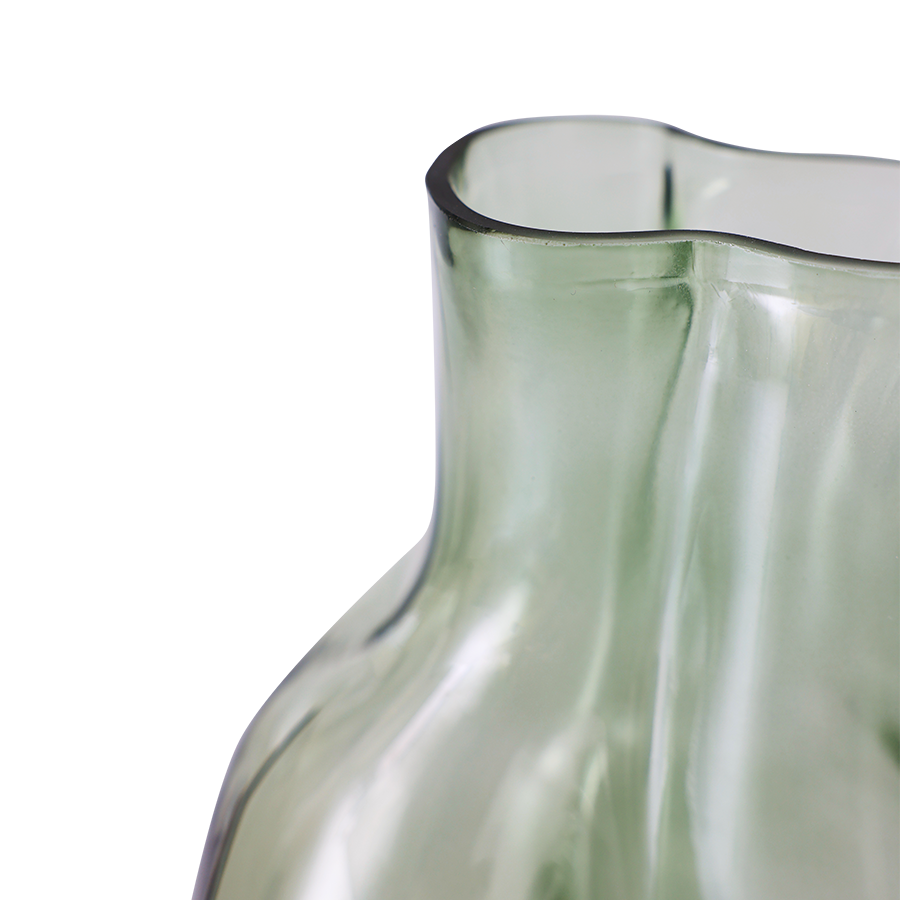 Blómavasi stór - Gleam olive