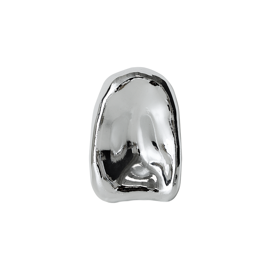 Glerskúlptúr - Chrome no. 1