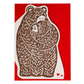 Útklippt kort - Bear Hug