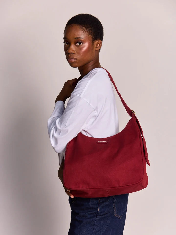 Claire Hobo Bag - Burgundy