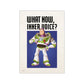 Veggspjald Toy Story - Buzz Lightyear/Inner Voice