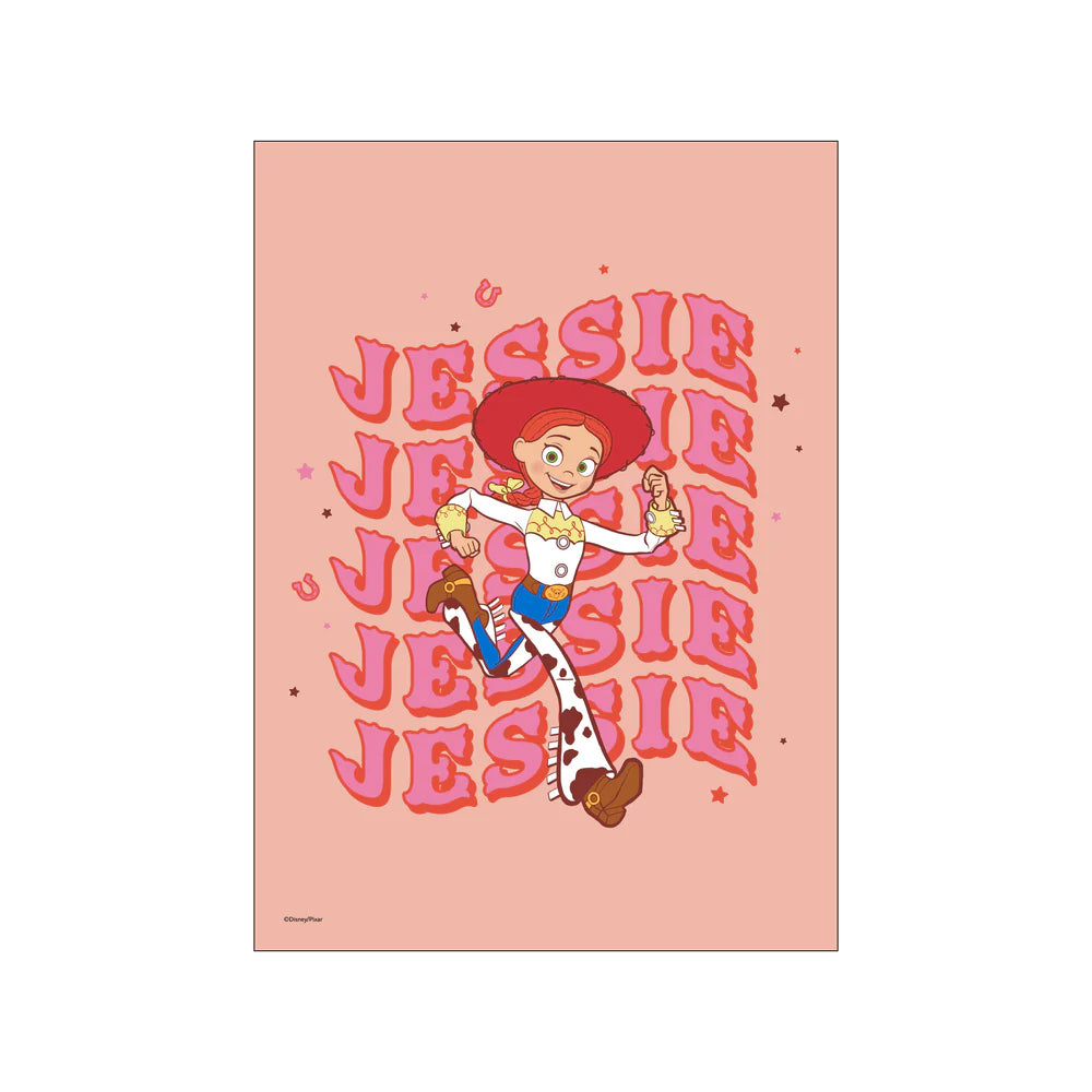 Veggspjald Toy Story - Jessie/Name pattern