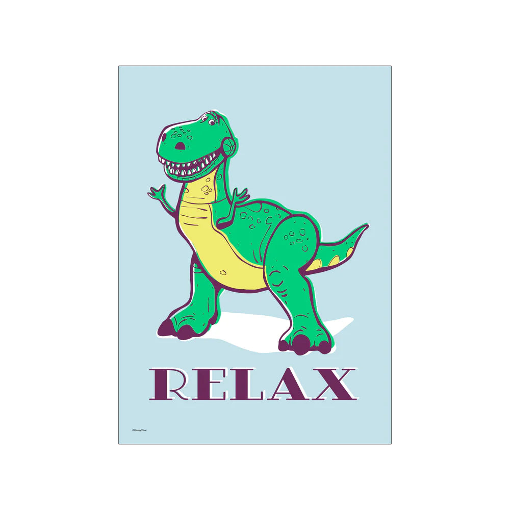 Veggspjald Toy Story - Rex relax
