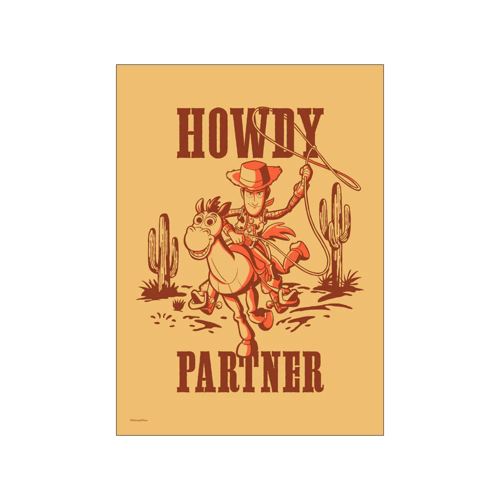 Veggspjald Toy Story - Woody/Howdy Partner