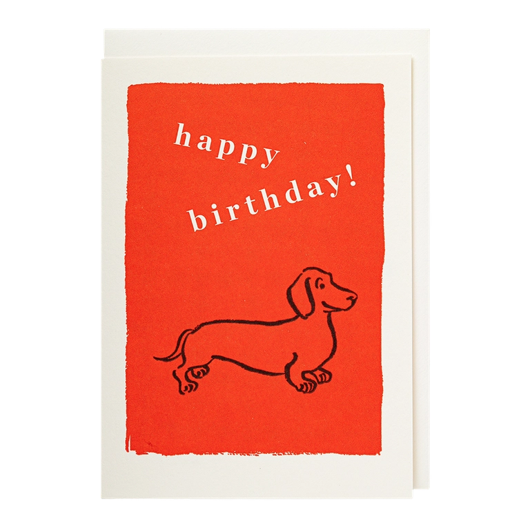 Kort - Birthday Sausage Dog
