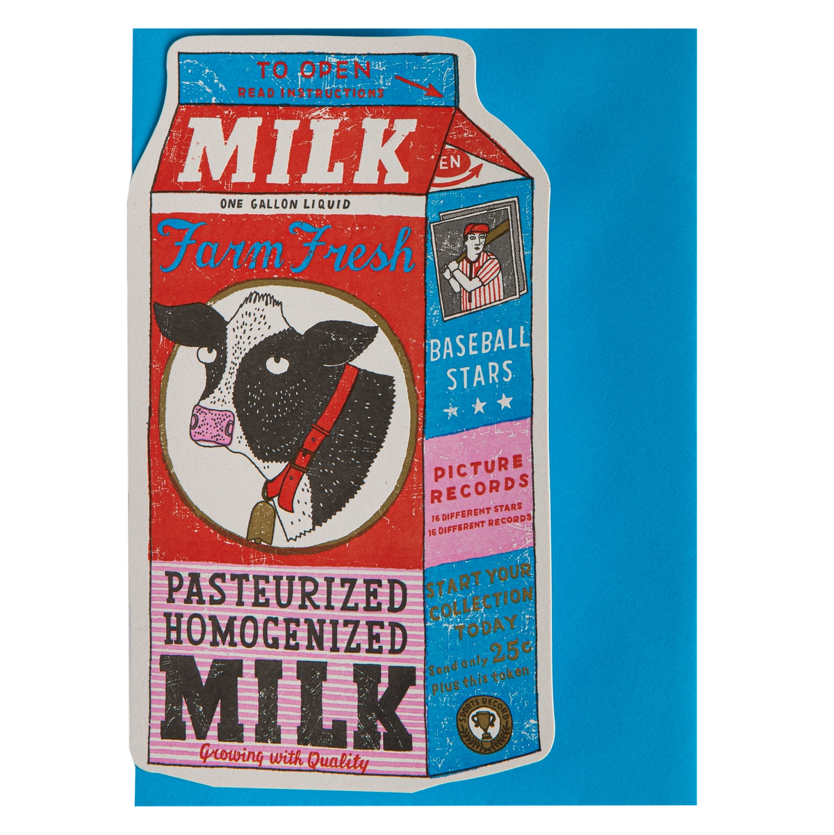 Kort útklippt - Milk Carton