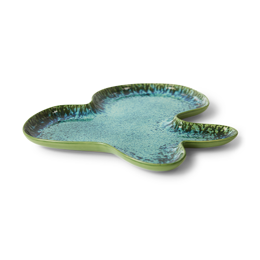 Framreiðsludiskur - shell/teal