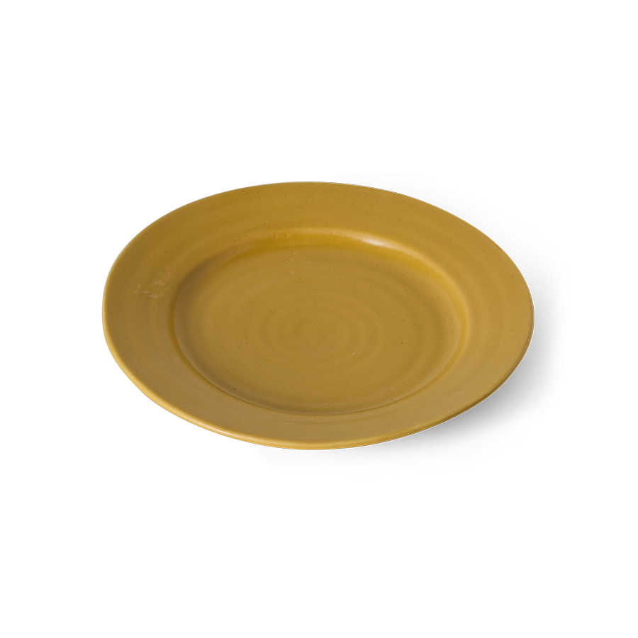 Farmhouse ceramics hliðardiskur - ochre