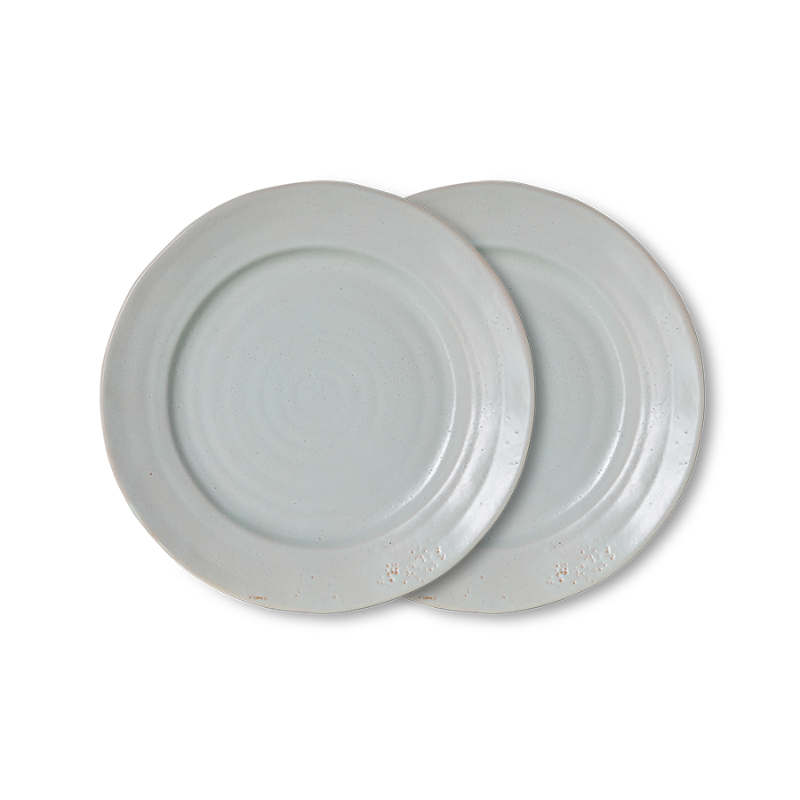 Farmhouse ceramics hliðardiskur - pale blue