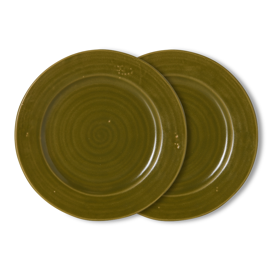 Farmhouse ceramics matardiskur - moss