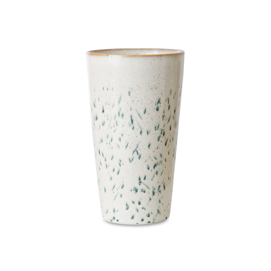 70's keramík latte bolli - hail