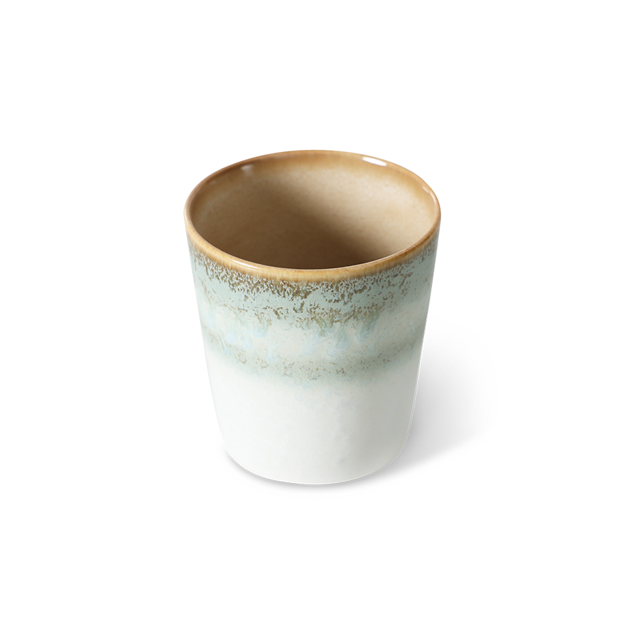 70's keramík bolli - petal