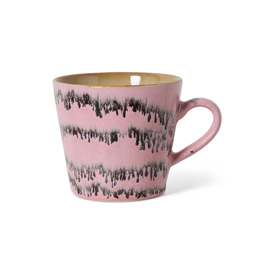 70's keramík cappuccino bolli - bubble