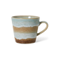 70's keramík cappuccino bolli - skyline