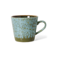 70's keramík cappuccino bolli - verdigris