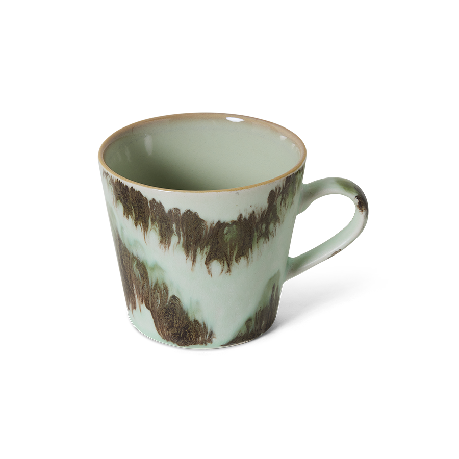 70's keramík cappuccino bolli - tide