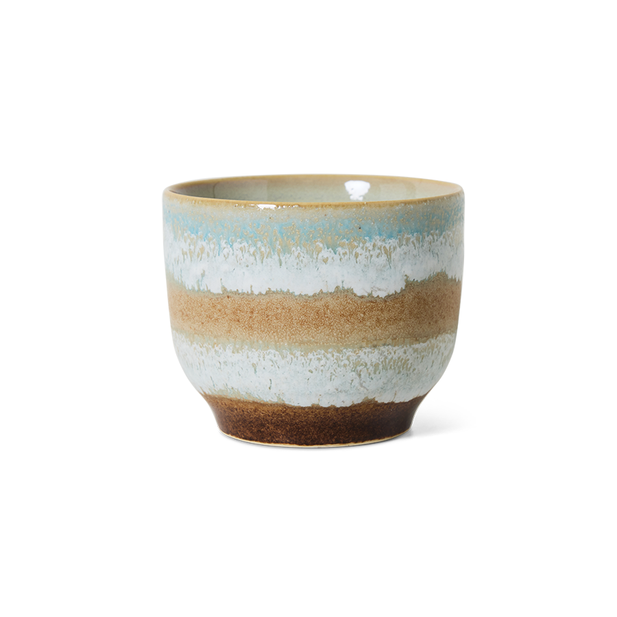 70's keramík bolli - skyline