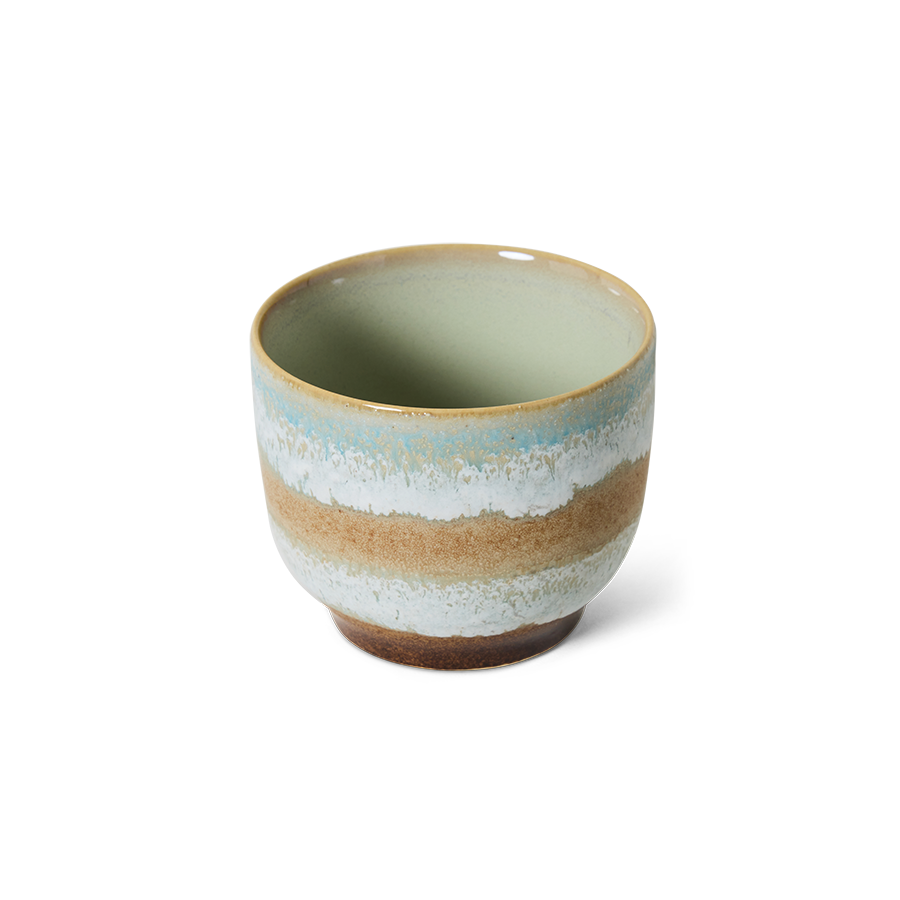 70's keramík bolli - skyline