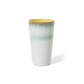 70's keramík latte bolli - petal