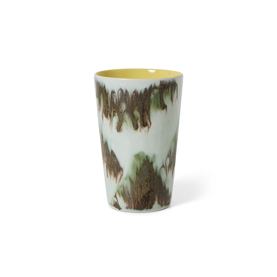 70's keramík tebolli - tide
