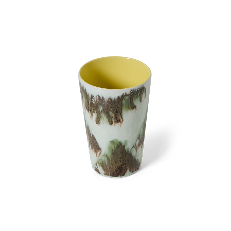 70's keramík tebolli - tide