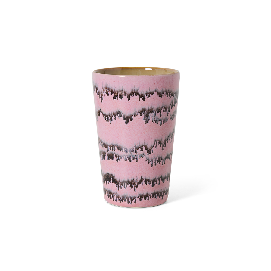 70's keramík tebolli - bubble