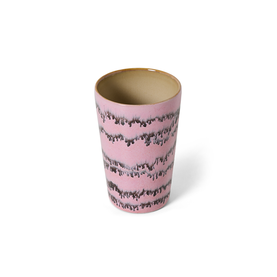 70's keramík tebolli - bubble