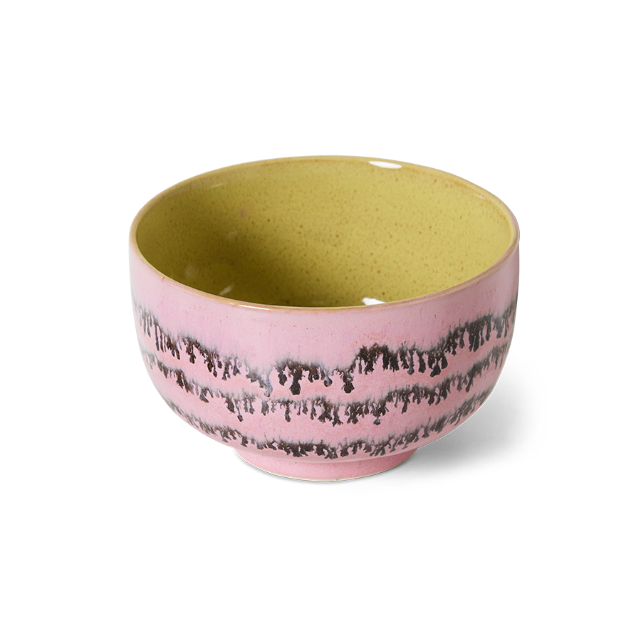 70's keramík súpuskál - bubble