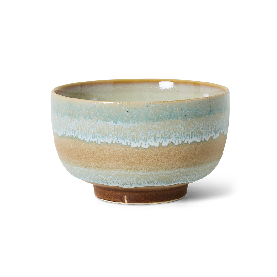 70's keramík súpuskál - skyline