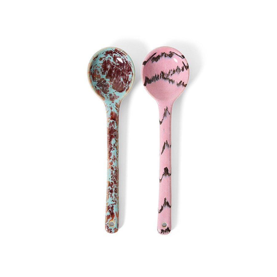 70's framreiðsluskeiðar sprinkle - 2 stk.