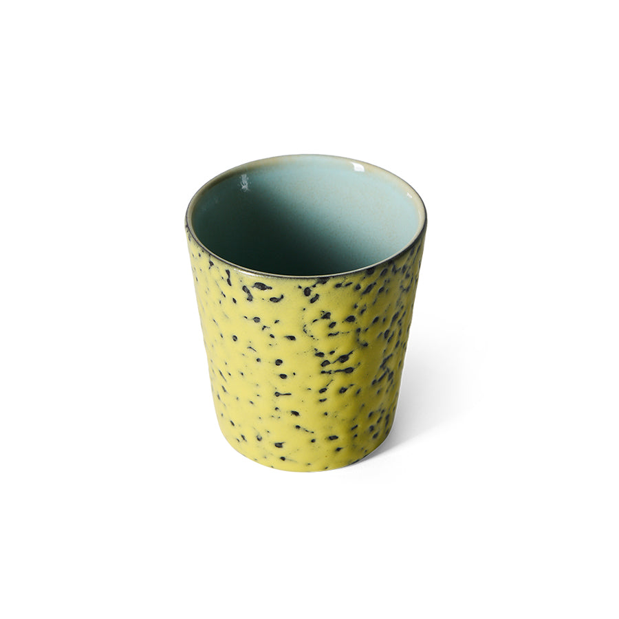 70's keramík bolli - corn