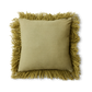 Púði - fluffy olive