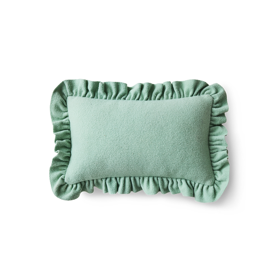 Púði 60x40 cm - felt/mint