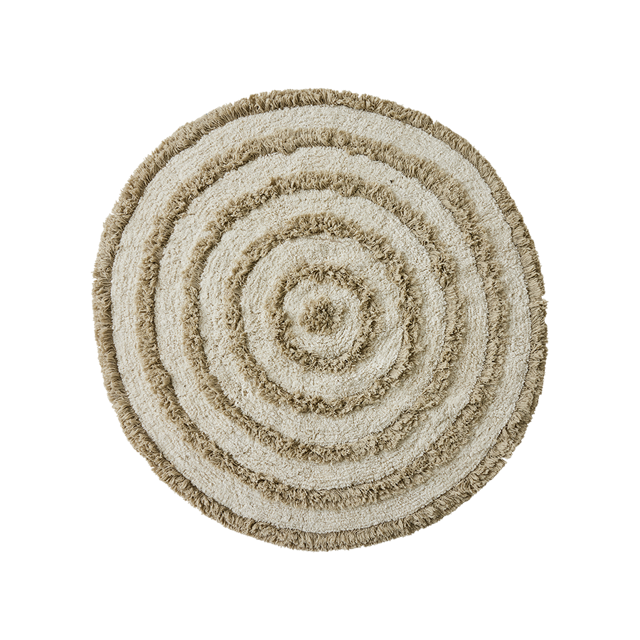 Motta hringlaga - cream/120cm