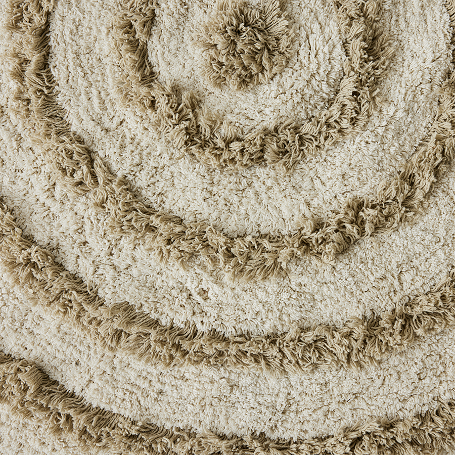Motta hringlaga - cream/120cm