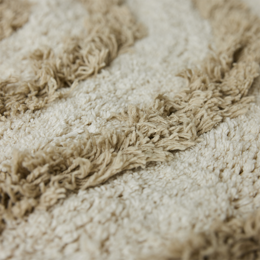 Motta hringlaga - cream/120cm