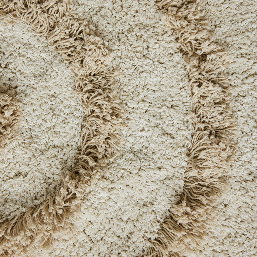 Motta hringlaga - cream/80cm