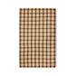 Vida borðdúkur 140x220 cm - chestnut/cream