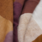 Vida borðdúkur 140x220 cm - amber/burgundy