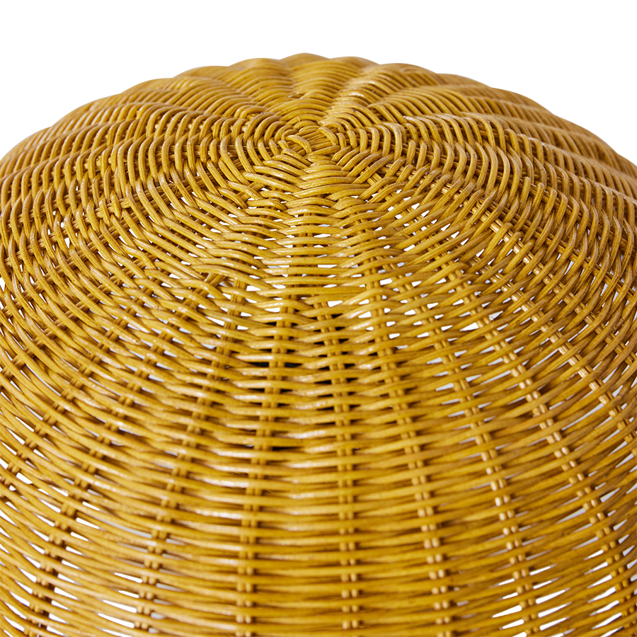 Lampi rattan mushroom - mustard